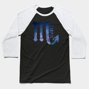 Scorpio Galaxy Baseball T-Shirt